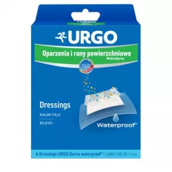 URGO Oparzenia i rany powierzchniowe / opatrunki wodoodporne / 4 sztuki Opatrunki i art. higieniczne URGO SP.Z O.O.