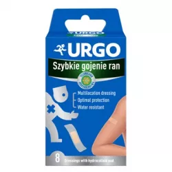 URGO Szybkie gojenie ran x 8 sztuk Opatrunki i art. higieniczne LABORATORIA POLFA ŁÓDŹ SP. Z O.O.