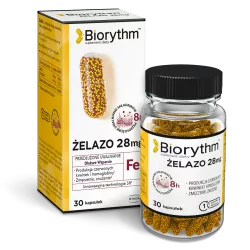 Biorythm Żelazo 28 mg x 30 kapsułek
