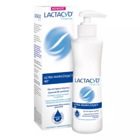 Lactacyd pharma Ultra-Nawilż 40+ x 250ml żele mydła płyny OMEGA PHARMA POLAND SP Z OO