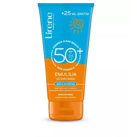 LIRENE SUN Emulsja SPF 50 x 175 ml preparaty z filtrem UV LIRENE LIRENE SUN Emulsja SPF 50 x 175 ml preparaty z filtrem UV LIRENE