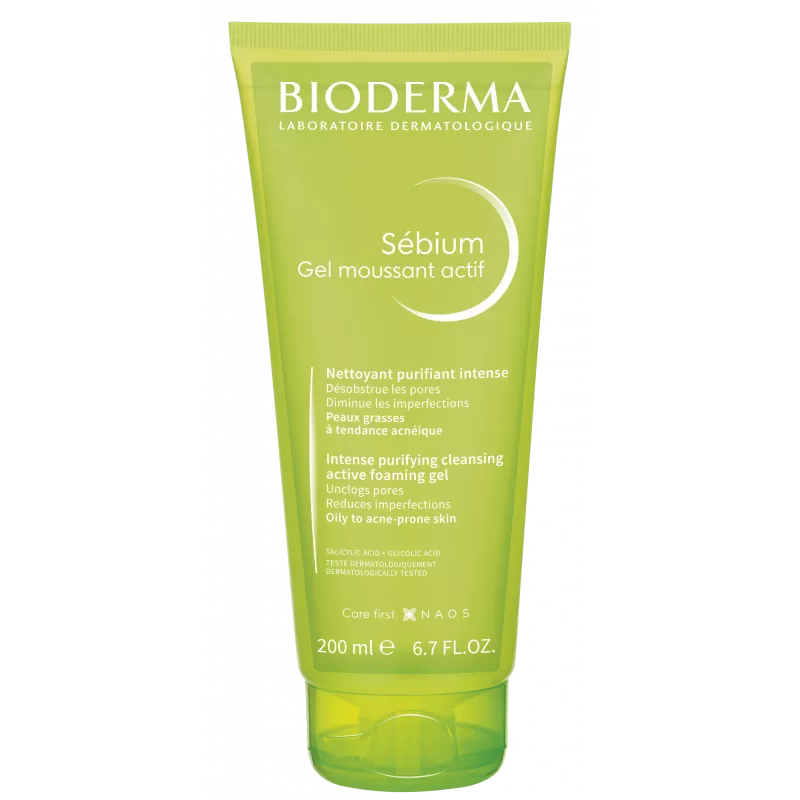 Bioderma BIODERMA SEBIUM Gel moussant actif x 200 ml — Inhaltsstoffe i ocena