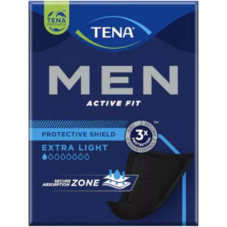 TENA MEN Extra Light wkładki higieniczne x 14 sztuk pieluchomajtki dla dorosłych SCA HYGIENE PRODUCTS SP. Z O.O.