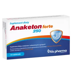 Anaketon Forte 250 x 10 tabletek choroba lokomocyjna VITIS PHARMA