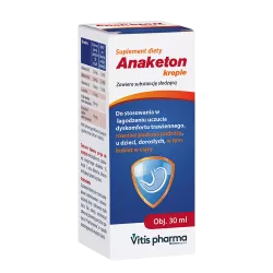 Anaketon krople x 30 ml niestrawność VITIS PHARMA