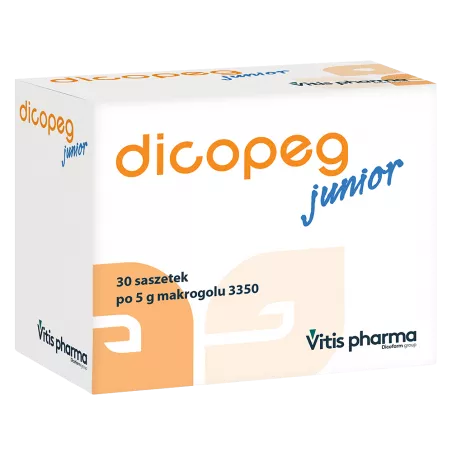 Dicopeg Junior x 30 saszetek preparaty na zaparcia VITIS PHARMA