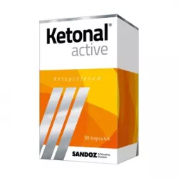 Ketonal Active kps-tw 50 mg x 30 kapsułek tabletki przeciwbólowe SANDOZ GMBH