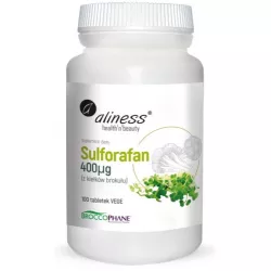 Aliness Sulforafan 400 ug x100 tabletek antyoksydanty Aliness