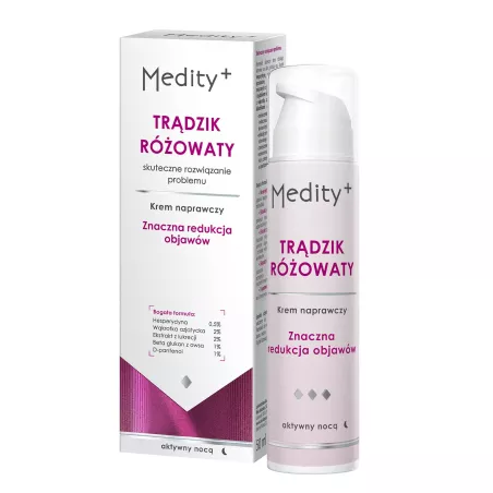 MEDITY + TRĄDZIK RÓŻOWATY Krem naprawczy x 50 ml do twarzy AVA Laboratorium Kosmetyczne