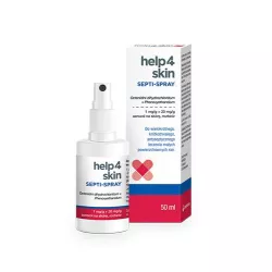Help4Skin SEPTI-SPRAY aerozol na skórę x 50ml Do dezynfekcji ZAKŁADY FARMACEUTYCZNE POLPHARMA S.A.