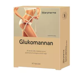 Glukomannan x 60 kapsułek ( data ważności 27.02.2026 ) detox i odchudzanie STARPHARMA SP.Z O.O.