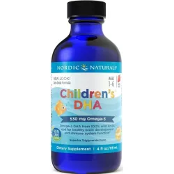 Nordic Naturals Childrens DHA 530 mg smak trusk. 119 ml trany i oleje Nordic Naturals