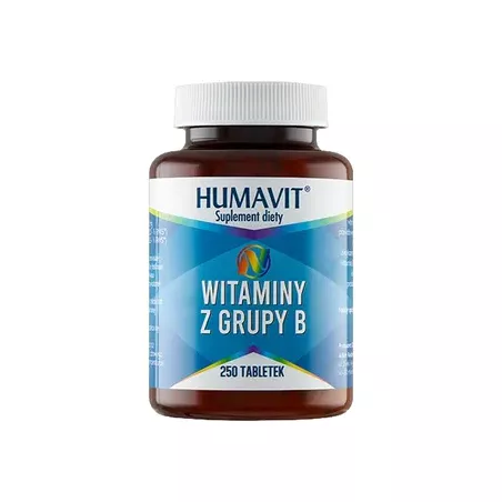 Humavit N - Witaminy z grupy B x 250 tabletek suplementy na skórę włosy i paznokcie VARIA SP. Z O.O.