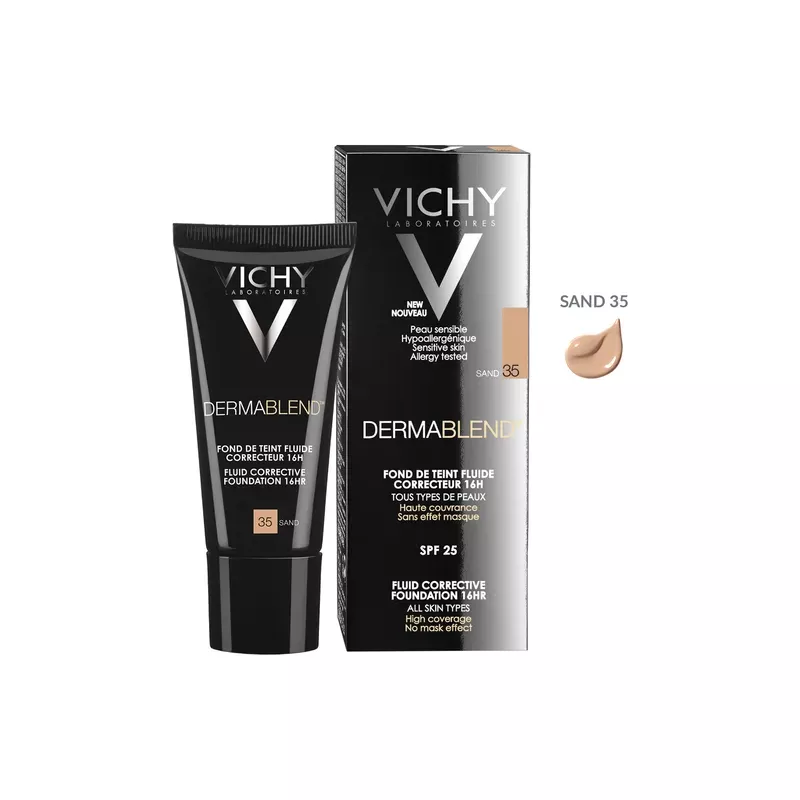 VICHY Vichy Dermablend 3D 35  fluid korygujący x 30 ml — Inhaltsstoffe i ocena