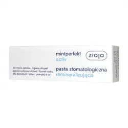 ZIAJA MINTPERFEKT Pasta remineralizująca x 75 ml szczoteczki nici i pasty do zębów ZIAJA LTD. Z.P.L. SP. Z O.O.