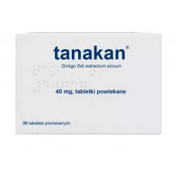 Tanakan 0.04 g 90 tabletek (IMPORT równoległy) Pamięć i koncentracja INPHARM SP. Z O.O.