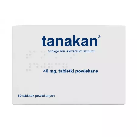 Tanakan 0.04 g 90 tabletek (IMPORT równoległy) Pamięć i koncentracja INPHARM SP. Z O.O.