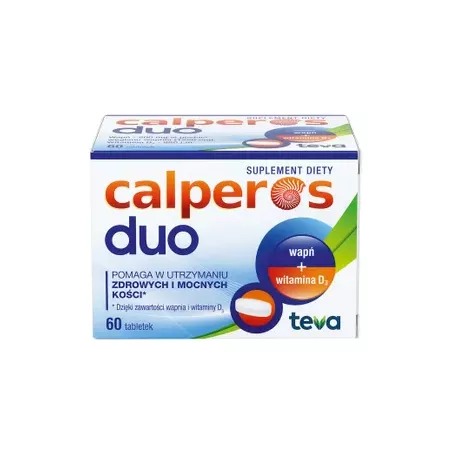 Calperos Duo x 60 tabletki osteoporoza TEVA PHARMACEUTICALS POLSKA SP. Z O. O.