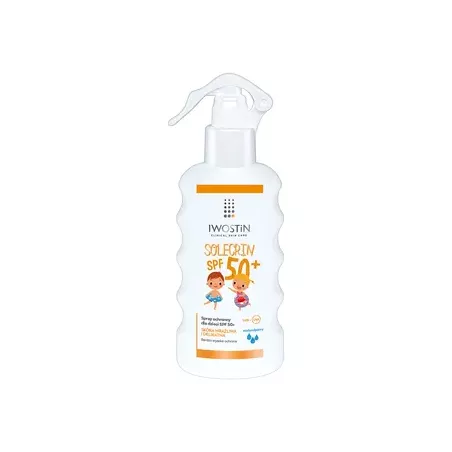 Iwostin SOLECRIN Spray ochronny dla dzieci SPF 50 175 ml do twarzy OMEGA PHARMA POLAND SP Z OO