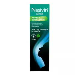 Nasivin Sinex Aloes i Eukaliptus aerozol do nosa x 15 ml leki na katar P&G HEALTH GERMANY GMBH