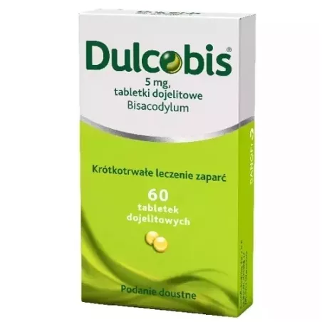 Dulcobis 5 mg x 60 tabletek preparaty na zaparcia SANOFI AVENTIS SP. Z O.O.