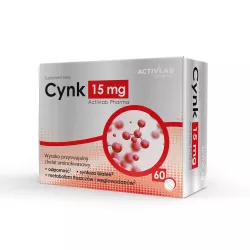 Cynk 15 mg Activlab 60 tabletek cynk Activlab Sp. z o.o.