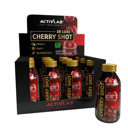 De Luxe Cherry Shot ActivLab x 80 ml ( data ważności 31.08.2024 ) dla sportowców Activlab Sp. z o.o.