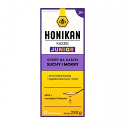 Honikan Kaszel JUNIOR syrop 230 g leki na kaszel USP ZDROWIE SP. Z O.O