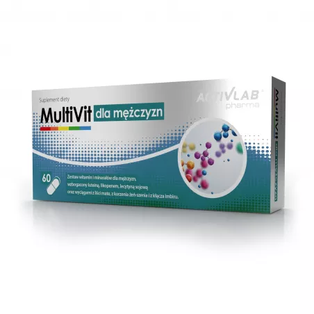 MultiVit dla mężczyzn Activlab x 60 kps witaminy dla mężczyzn Activlab Sp. z o.o.