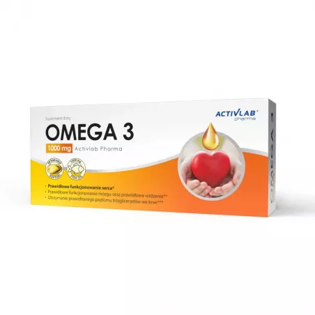 Omega 3 1000 mg Activlab Pharma x 60 kapsułek kwasy omega Activlab Sp. z o.o.