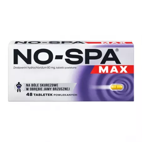 No-Spa max 80 mg x 48 tabletek tabletki przeciwbólowe SANOFI AVENTIS SP. Z O.O.