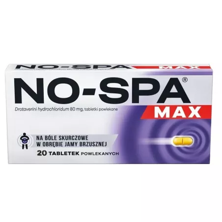 No-spa max 80mg x 20 tabletek tabletki przeciwbólowe SANOFI AVENTIS SP. Z O.O.