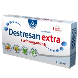 Destresan extra z ashwagandhą x 30 kapsułek Spokój i Sen OLEOFARM SP. Z O.O.