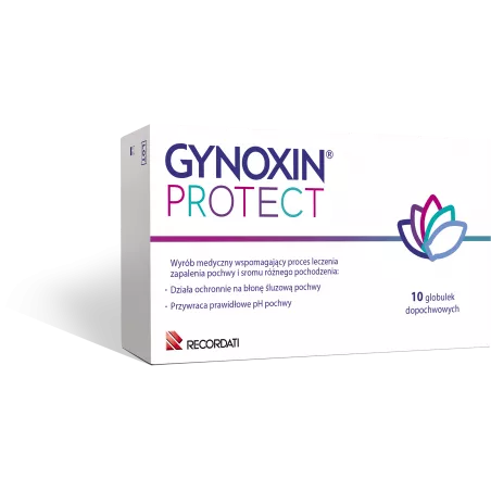 Gynoxin Protect globulki dopochwowe x 10 globulek infekcje intymne Logus Pharma S.r.l.