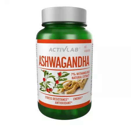 Activlab Ashwagandha 143 mg x 60 kapsułek Zioła na pamięć i koncentrację Activlab Sp. z o.o.