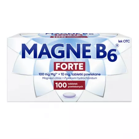 Magne B6 Forte tabletki powlekane x 100 tabletek magnez SANOFI AVENTIS SP. Z O.O.