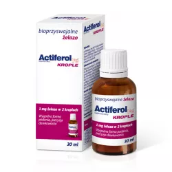 Actiferol Fe krople doustne 30 ml żelazo POLSKI LEK