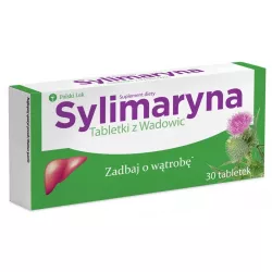 Sylimaryna Tabletki z Wadowic x 30 tabletek niestrawność POLSKI LEK