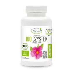 NatVita Czystek BIO 400 mg 100 kapsułki Czystek NatVita