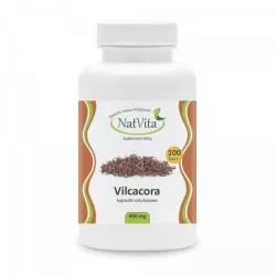 NatVita Vilcacora 400 mg 100 kapsułek (data ważności 30.04.2025 ) naturalne preparaty na odporność NatVita