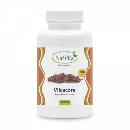 NatVita Vilcacora 400 mg 100 kapsułek naturalne preparaty na odporność NatVita