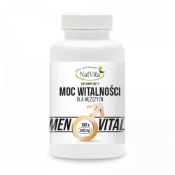 NatVita Moc Witalności MAX dla mężczyzn 550mg 100 kapsułek Potencja⁸³ NatVita