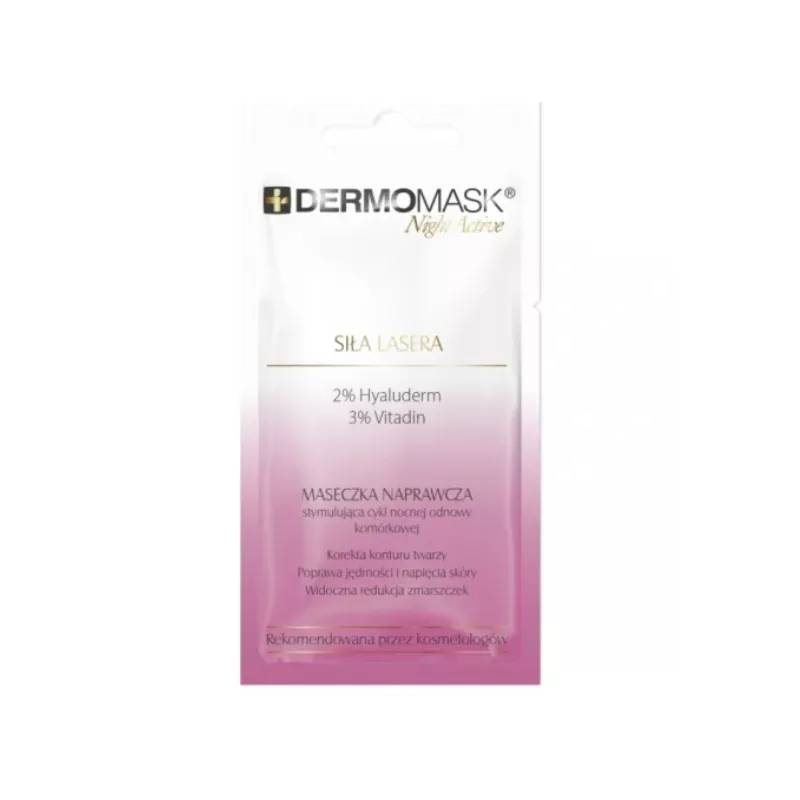 OCEANIC S.A. DERMOMASK Night activ SIŁA LASERA  12 ml — Inhaltsstoffe i ocena