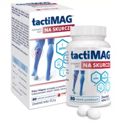 Tactimag Na Skurcze x 80 tabletek magnez TACTICA PHARMACEUTICALS SP. Z O.O.