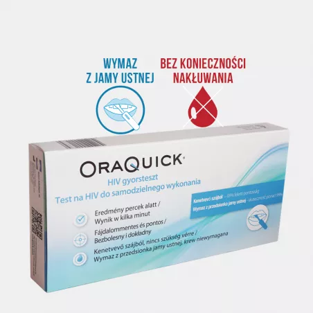 Test Oraquick HIV self-test x 1 sztuka Testy diagnostyczne OraSure Technologies, Inc