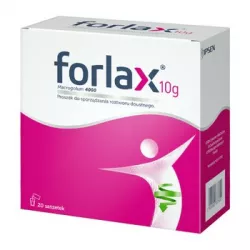 Forlax proszek do rozpuszczania 10g x 20 torebek preparaty na zaparcia IPSEN CONSUMER HEALTHCARE