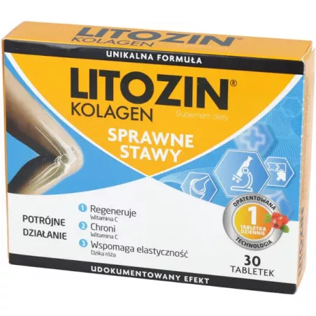 Litozin Kolagen x 30 tabletek wzmocnienie ORKLA CARE S.A.