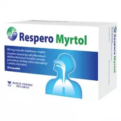 Respero Myrtol 300 mg 50 kapsułek chore zatoki BERLIN CHEMIE AG