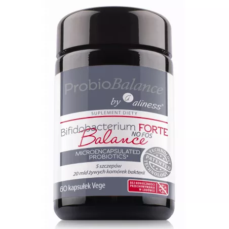 Aliness ProbioBalance Forte Balance 20 mld x 60 kapsułek probiotyki na trawienie Aliness