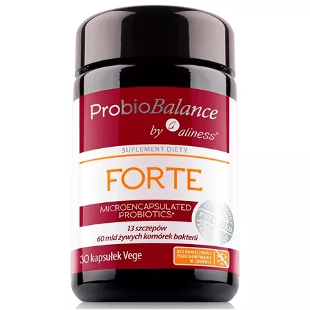 Aliness ProbioBalance Forte 60 mld x 30 kapsułek probiotyki na trawienie Aliness